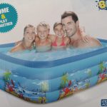 Piscina gonflabila PVC confortabila 210 x 135 x 54 cm+ fotoliu gonflabil pentru relaxare