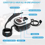 Aparat de curățat cu abur 2500W cu 14 accesorii - imagine 3