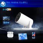 Videoproiector portabil Full HD 1080P Wireless cilindric - imagine 5
