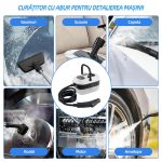 Aparat de curățat cu abur 2500W cu 14 accesorii - imagine 5