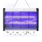 Pachet Anti Insecte – Lampă UV Electrică 40W + Perdea Magnetică de Muște 100 x 210 cm - imagine 3