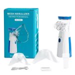 Inhalator Ultrasonic Portabil cu Nebulizare Silențioasă, Alimentare USB și Baterii, Măști pentru Adulți și Copii - imagine 5