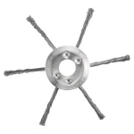 Set 1+1 Cap de tuns motocoasa cu perie din sârmă de oțel, pentru motocoasa benzina - imagine 3