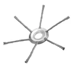 Set 1+1 Cap de tuns motocoasa cu perie din sârmă de oțel, pentru motocoasa benzina - imagine 5