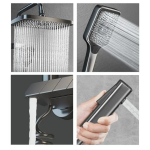 Set de Duș Smart cu Afișaj LED, Control Termostatic și 4 Moduri de Pulverizare - imagine 3