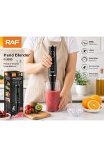 Blender Vertical 800W, 15.000 RPM, 4 Lame din Oțel Inoxidabil, Funcție de Zdrobire a Gheții, Negru - imagine 3
