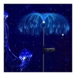 Set 2 x Lămpi Solare LED cu Fibră Optică, Model Meduză, Multicolore, pentru Grădină și Alei - imagine 3