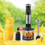 Blender Vertical și Tocător 4 în 1, Mixer 1500W, 9 Viteze + Funcție Turbo, Bol 700 ml - imagine 4