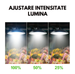Set 2 Lămpi Solare Suspendate cu Abajur, Lumină Albă, Telecomandă Inclusă, pentru Exterior - imagine 6