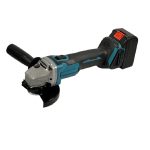 Polizor Unghiular cu 2 Acumulatori 48V Li-Ion, Motor Fără Perii, Disc 125 mm, Set Accesorii, Albastru-Negru - imagine 2
