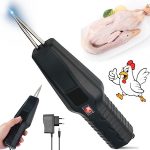 Dispozitiv Electric Portabil pentru Îndepărtarea Penelor, Reîncărcabil, 9600 RPM, Cap Conic din Oțel Inoxidabil, pentru Pui, Găini, Rațe și Prepelițe - imagine 2
