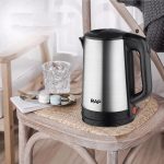 Fierbător Electric 2,3L, 1800W, din Inox, Oprire Automată, Argintiu/Negru - imagine 2