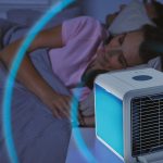 Set 2 Mini Răcitoare de Aer Portabile Arctic Air Cooler, Răcire, Umidificare și Purificare, USB, LED 7 Culori - imagine 2