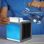 Set 2 Mini Răcitoare de Aer Portabile Arctic Air Cooler, Răcire, Umidificare și Purificare, USB, LED 7 Culori - imagine 3