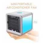 Set 2 Mini Răcitoare de Aer Portabile Arctic Air Cooler, Răcire, Umidificare și Purificare, USB, LED 7 Culori - imagine 6