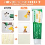 Set 2x Chit pentru Reparare Pereți Instant, Pastă cu Uscare Rapidă, 2 x 100 g, Alb, cu Spatulă Inclusă, pentru Fisuri și Găuri - imagine 2