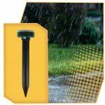 Set 4 Dispozitive Solare Anti Cârtițe și Rozătoare, Ultrasunete și Vibrații, IPX6, Acțiune 360° - imagine 7