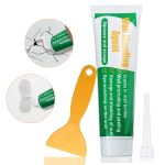 Set 2x Chit pentru Reparare Pereți Instant, Pastă cu Uscare Rapidă, 2 x 100 g, Alb, cu Spatulă Inclusă, pentru Fisuri și Găuri - imagine 5