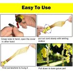 Set 100 Role Adezive pentru Muște, Panglică Lipicioasă pentru Capturarea Insectelor Zburătoare, Fără Insecticid - imagine 5