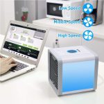 Set 2 Mini Răcitoare de Aer Portabile Arctic Air Cooler, Răcire, Umidificare și Purificare, USB, LED 7 Culori - imagine 11