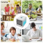 Set 2 Mini Răcitoare de Aer Portabile Arctic Air Cooler, Răcire, Umidificare și Purificare, USB, LED 7 Culori - imagine 12