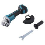 Polizor Unghiular cu 2 Acumulatori 48V Li-Ion, Motor Fără Perii, Disc 125 mm, Set Accesorii, Albastru-Negru - imagine 5