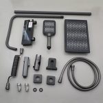 Coloană de Duș Smart Termostatică, 4 Funcții, Lumini LED, Rotire 360°, Fără Alimentare Electrică - imagine 9