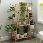 Suport pentru Plante din Lemn cu 9 Nivele, Etajeră pentru Ghivece de Flori, Raft Decorativ pentru Interior și Exterior - imagine 3