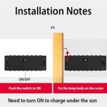 Set 2 Lămpi Solare de Perete cu Iluminare Bidirecțională, 12 LED-uri, pentru Exterior - imagine 5