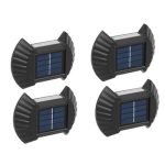 Set 8 Lămpi Solare de Perete cu 2 LED-uri, Lumină Caldă, Acumulator 700 mAh, pentru Exterior  Descriere produs - imagine 6