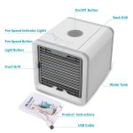 Set 2 Mini Răcitoare de Aer Portabile Arctic Air Cooler, Răcire, Umidificare și Purificare, USB, LED 7 Culori - imagine 7
