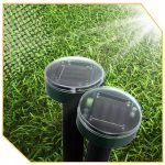 Set 4 Dispozitive Solare Anti Cârtițe și Rozătoare, Ultrasunete și Vibrații, IPX6, Acțiune 360° - imagine 5