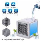 Set 2 Mini Răcitoare de Aer Portabile Arctic Air Cooler, Răcire, Umidificare și Purificare, USB, LED 7 Culori - imagine 14