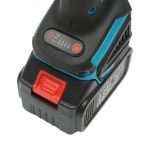 Polizor Unghiular cu 2 Acumulatori 48V Li-Ion, Motor Fără Perii, Disc 125 mm, Set Accesorii, Albastru-Negru - imagine 6