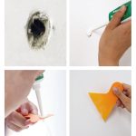 Set 2x Chit pentru Reparare Pereți Instant, Pastă cu Uscare Rapidă, 2 x 100 g, Alb, cu Spatulă Inclusă, pentru Fisuri și Găuri - imagine 8