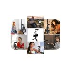Kit Vlogging Profesional pentru Filmări Video, cu Trepied, Microfon, Panou LED și Suport Reglabil pentru Telefon - imagine 7