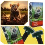 Set 4 Dispozitive Solare Anti Cârtițe și Rozătoare, Ultrasunete și Vibrații, IPX6, Acțiune 360° - imagine 9