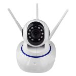 Cameră de Supraveghere WiFi 720P HD, Rotire 360°, Audio Bidirecțional, Viziune Nocturnă