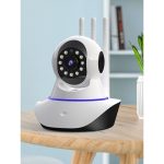 Cameră de Supraveghere WiFi 720P HD, Rotire 360°, Audio Bidirecțional, Viziune Nocturnă - imagine 6