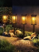 Set 4 Lămpi Solare pentru Grădină – Iluminare Decorativă, Lumină Caldă, Design Modern - imagine 5