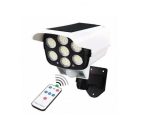 Lampă Solară LED în Formă de Cameră de Supraveghere, Iluminare pentru Exterior, Senzor de Mișcare