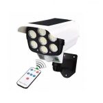 Lampă Solară LED în Formă de Cameră de Supraveghere, Iluminare pentru Exterior, Senzor de Mișcare