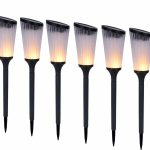 Set 6 Lămpi Solare LED pentru Grădină – Lumină Caldă, Design Modern