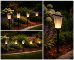 Set 6 Lămpi Solare LED pentru Grădină – Lumină Caldă, Design Modern - imagine 2
