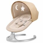 Balansoar electric pentru bebeluși – 3 în 1 Bej