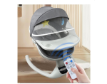 Leagăn Electric pentru Bebeluși cu Telecomandă și Ecran Touch Screen – Balansoar Automat Multifuncțional model 3 - imagine 2