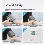 Tensiometru Inteligent de Braț cu Afișaj LED Mare și Instrucțiuni Vocale - imagine 4