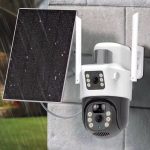 Set 2 x Cameră de Supraveghere WiFi cu Panou Solar 6MP, Rotire 355°, Full Color Night Vision, IP66, - imagine 6