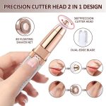 Epilator Electric 2 în 1, 10.000 RPM, Autonomie 60 Minute, Încărcare USB, Roz - imagine 4