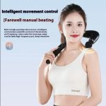 Pistol de Masaj Fascial Multifuncțional, 6+ Niveluri de Intensitate, 4 Accesorii, Reîncărcabil, Funcționare Silențioasă, Negru - imagine 6